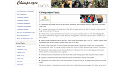Desktop Screenshot of chimpanzeefacts.net